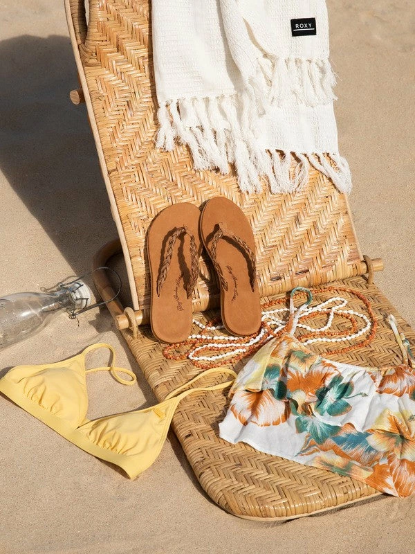 Roxy Lorraine Leather Braid Sandals Shoes 7 Roxy Lorraine Leather Braid Sandals Shoes