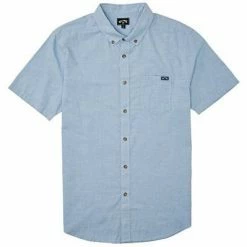 Billabong All Day Short Sleeve Shirt-Light Blue