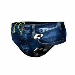 Q Swimwear Blue Jean Classic Brief
