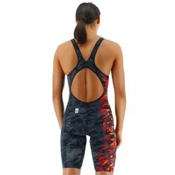 TYR Venzo Camo Fire Open Back Swimwear