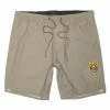 Vissla Solid Sets Printed 17.5" Eco-Lastic Khaki Trunks Swimwear