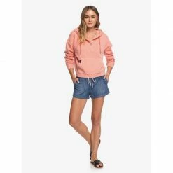 Tops Roxy Girls Who Slide Womens Pullover Hoodie