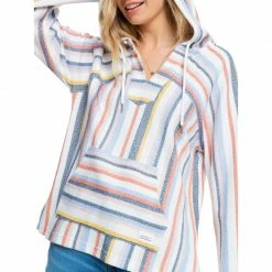 Tops Roxy Wild And Free Poncho Hoodie