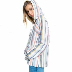 Tops Roxy Wild And Free Poncho Hoodie