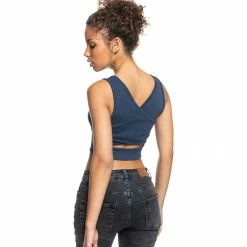 MI Sports Roxy Good Keepsake Cropped Tank Top Tops