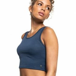 MI Sports Roxy Good Keepsake Cropped Tank Top Tops