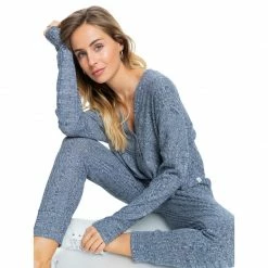 Roxy Lazy Day Cozy Ribbed Pant Bottoms