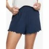 Roxy Cozy Day Rib Knit Lounge Shorts Bottoms