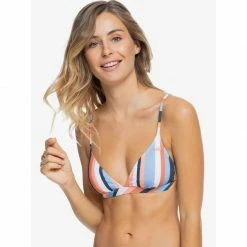 Roxy Beach Classics Fixed Triangle Bikini Top Missy Swimwear