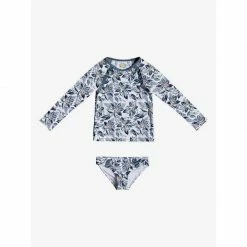 Kid's New Arrivals Roxy Girls Magic Seeker Long Sleeve Rashguard Set