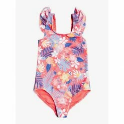 Roxy Girls Hibiscus Party One Piece Swimsuit
