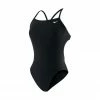 Nike Female Solid Cutout Poly Swimwear 2 Nike Female Solid Cutout Poly Swimwear