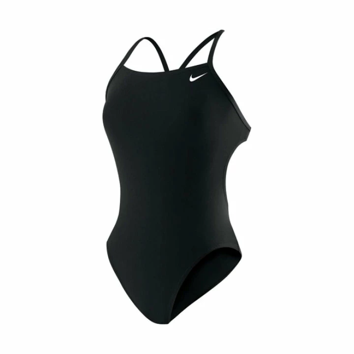 Nike Female Solid Cutout Poly Swimwear 3 Nike Female Solid Cutout Poly Swimwear