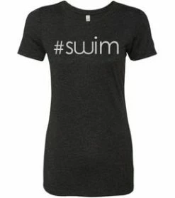 MI Sports #Swim Ladies Tri Blend Tee Clothing