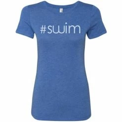 MI Sports #Swim Ladies Tri Blend Tee Clothing