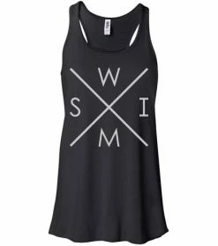 MI Sports Tees & Tanks Swim Compass Bella Tank