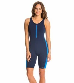 Swimwear Dolfin Aquashape Zip-Front One Piece Aquatard