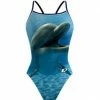 Q Swimwear Dolphin Sunback Tank 2 Q Swimwear Dolphin Sunback Tank