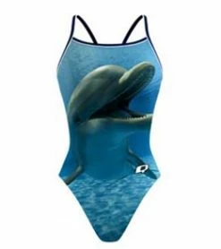 Q Swimwear Dolphin Sunback Tank