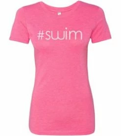 MI Sports #Swim Ladies Tri Blend Tee Clothing
