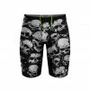 Q Swimwear White Skull Jammer