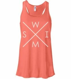 MI Sports Tees & Tanks Swim Compass Bella Tank
