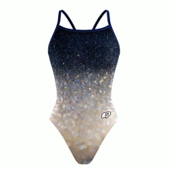 Q Swimwear Glitter Sunback Tank