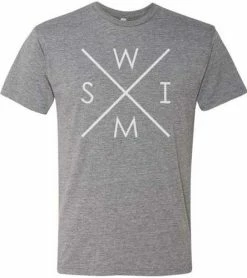 MI Sports Girls Compass Swim Tri Blend T-Shirt