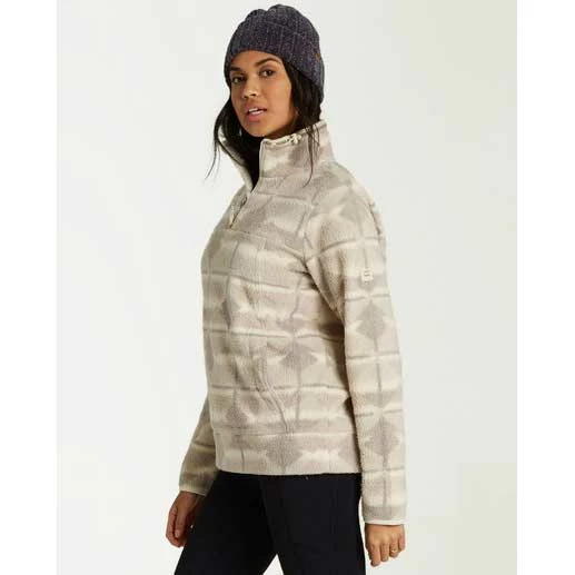 Tops Billabong Boundary Mock Neck Fleece Jacket 4 Tops Billabong Boundary Mock Neck Fleece Jacket