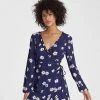 Billabong Ruffled Wrap Dress Dresses