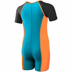 Product Babies & Toddlers TYR Boys Solid Thermal Suit- Blue/Orange