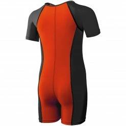 Product Babies & Toddlers TYR Boys Solid Thermal Suit- Black/Burnt Orange