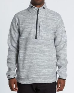 Billabong Boundary Mock Half Zip Pullover Fleece Clothing