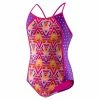 Speedo Girls Diamond Geo Splice One Piece 2 Speedo Girls Diamond Geo Splice One Piece