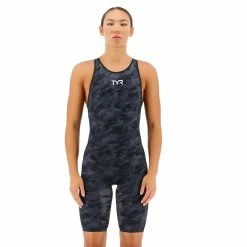 MI Sports Sales Shop 38 TYR Venzo Camo Open Back Swimwear