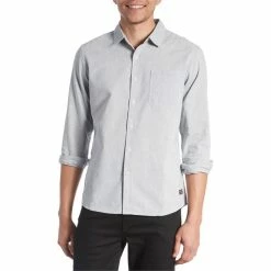 Clothing Vissla Woodshop Long Sleeve Woven Men's Shirt