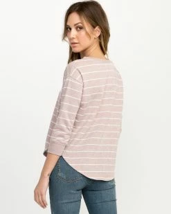 Tops RVCA Motors Striped Pullover Crewneck