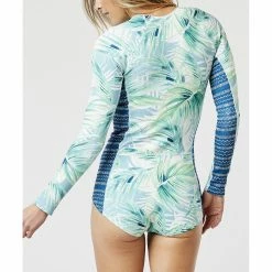 Carve Duckdive Onesie- White Palms Swimwear 7 Carve Duckdive Onesie- White Palms Swimwear