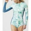 Carve Duckdive Onesie- White Palms Swimwear 1 Carve Duckdive Onesie- White Palms Swimwear